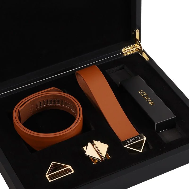 LOCKINK - Halsband met Riem Set - bruin LOCKINK - Halsband met Riem Set - bruin