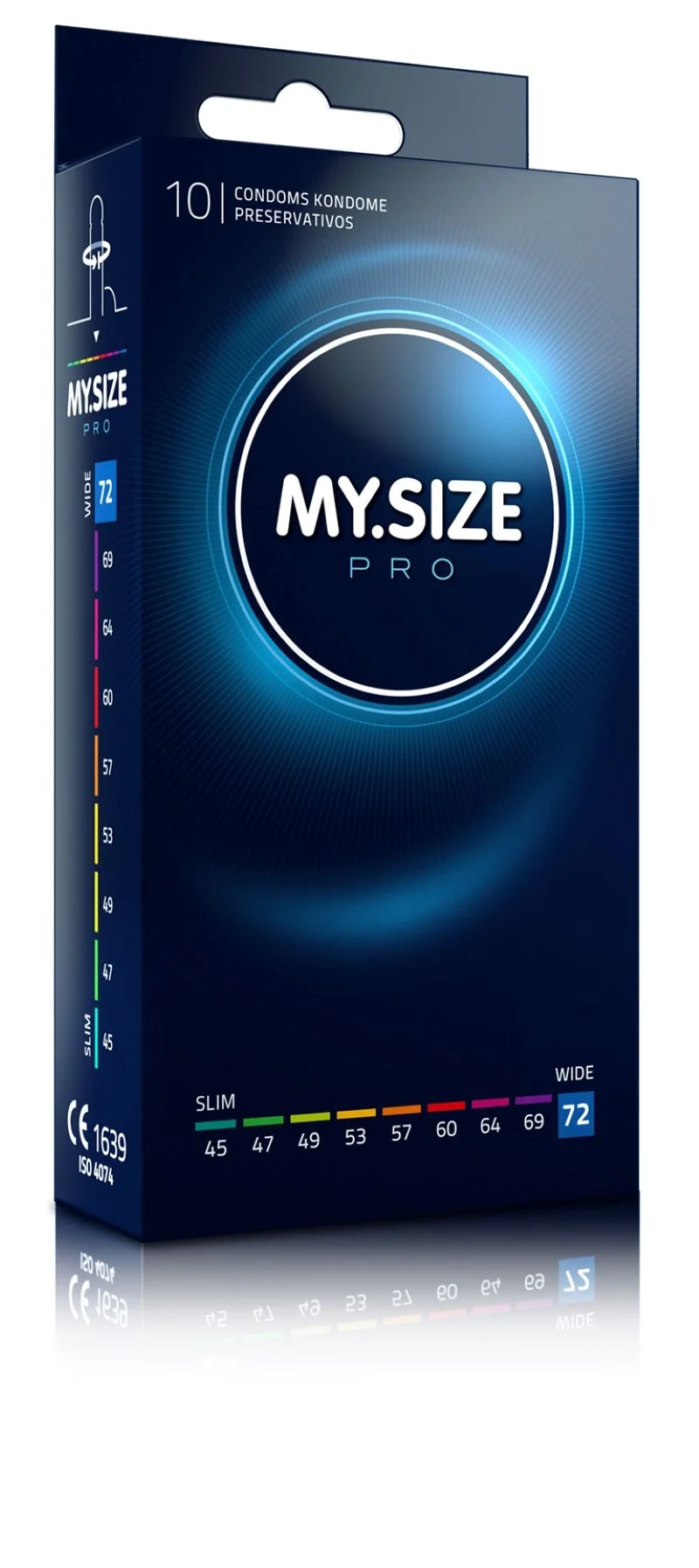 MY.SIZE Pro 72 mm Condooms - 10 stuks MY.SIZE Pro 72 mm Condooms - 10 stuks