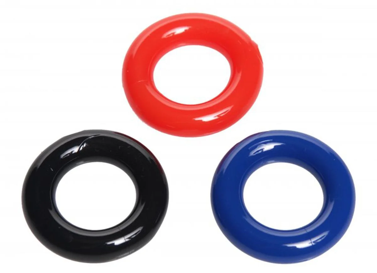Rekbare cockring set - 3 stuks Rekbare cockring set - 3 stuks