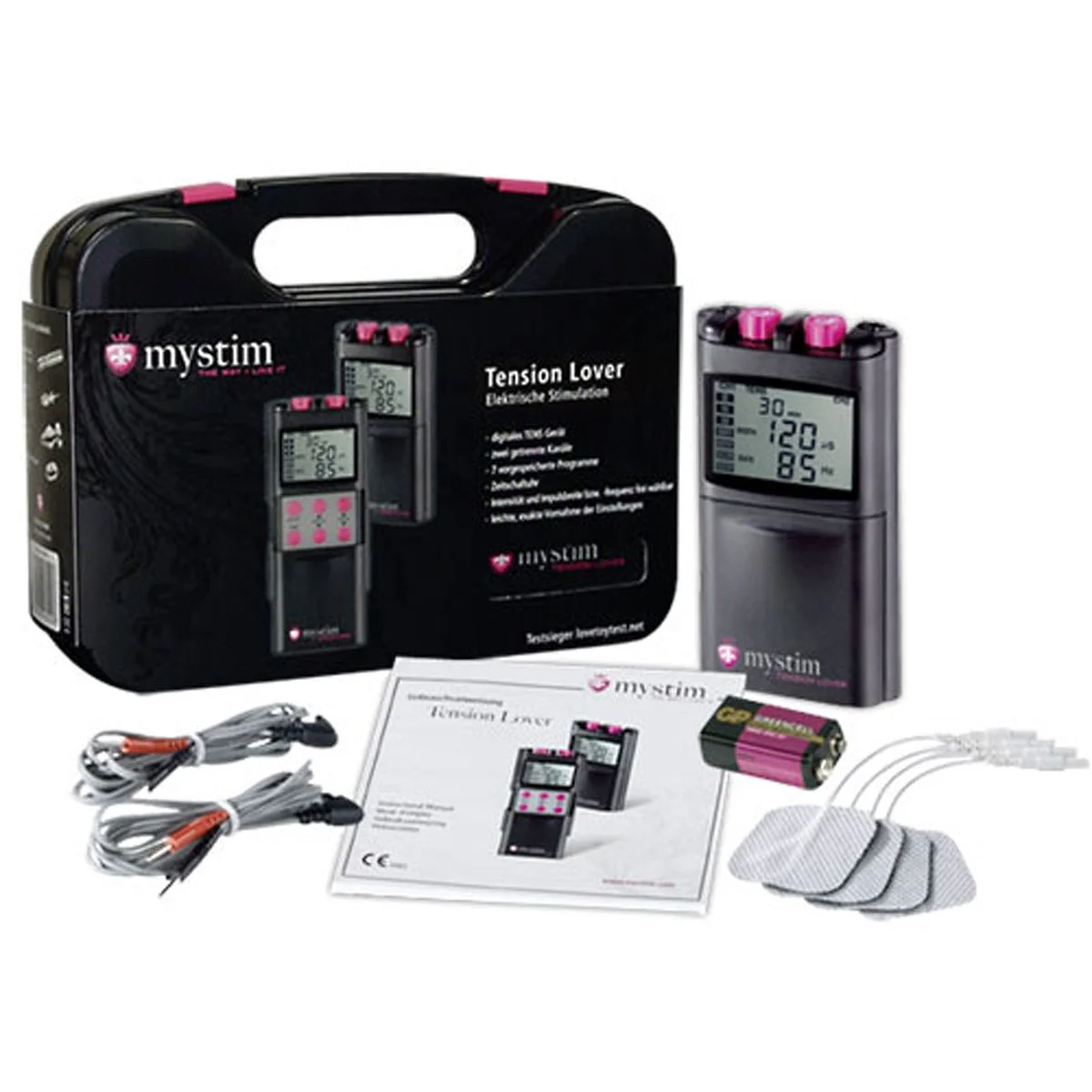 Mystim - Tension Lover E-Stim Tens Unit Mystim - Tension Lover E-Stim Tens Unit